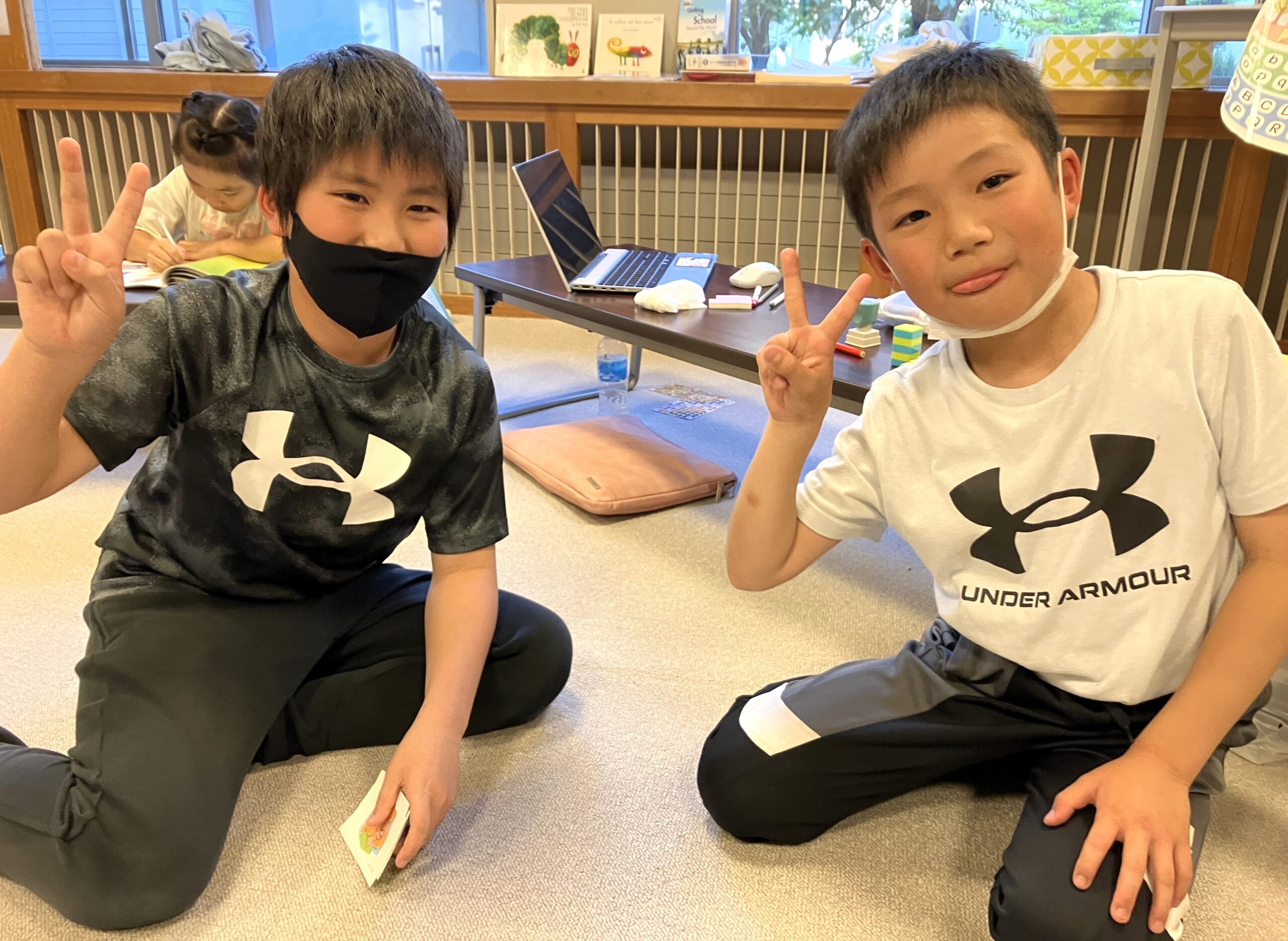 小3.小4クラスは活気に満ちあふれている😁🤠🌎