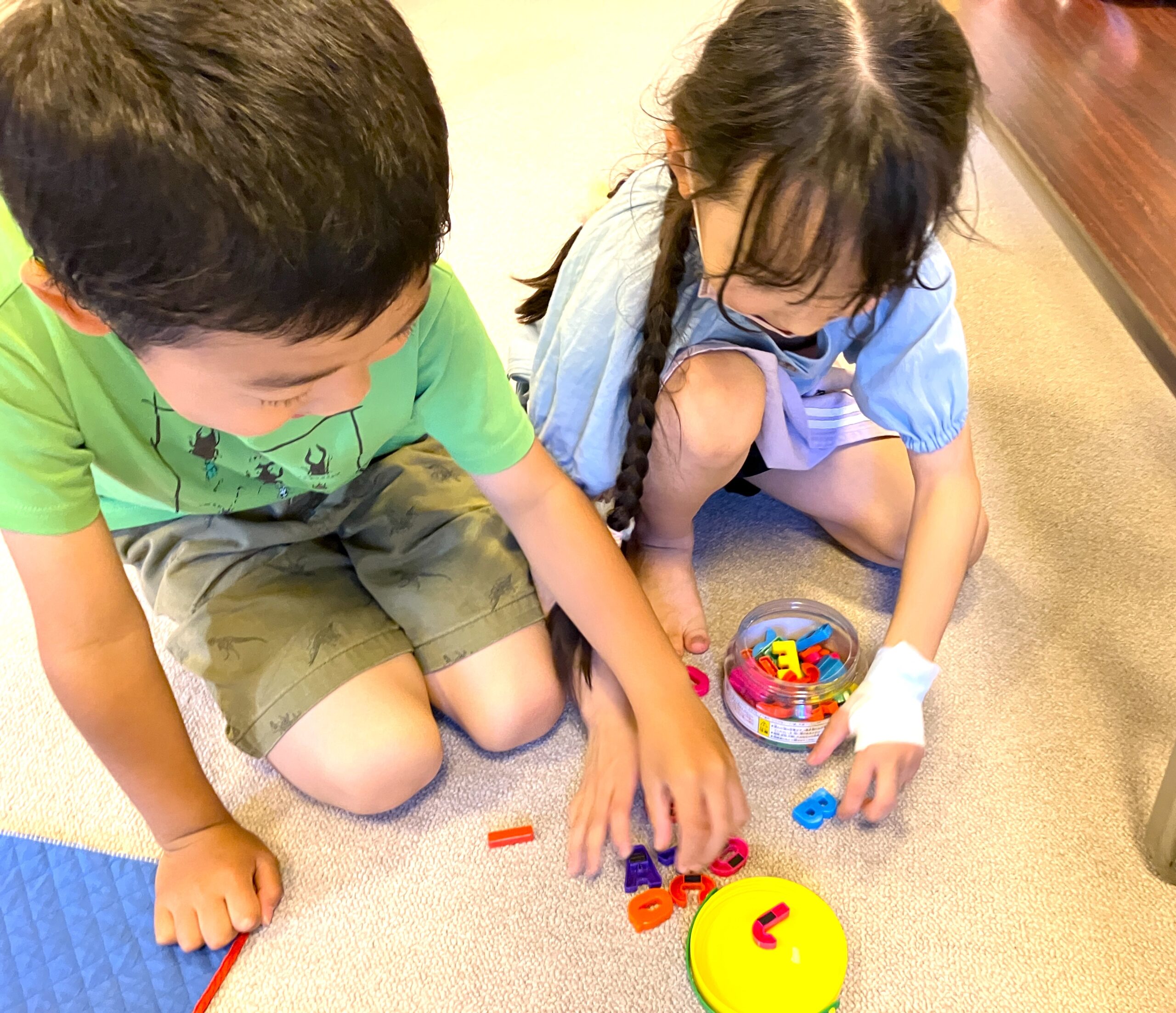 木曜 （小2～小4）初級レッスン前15：10～ハッピーアワー、プレイタイムができました😃🤩