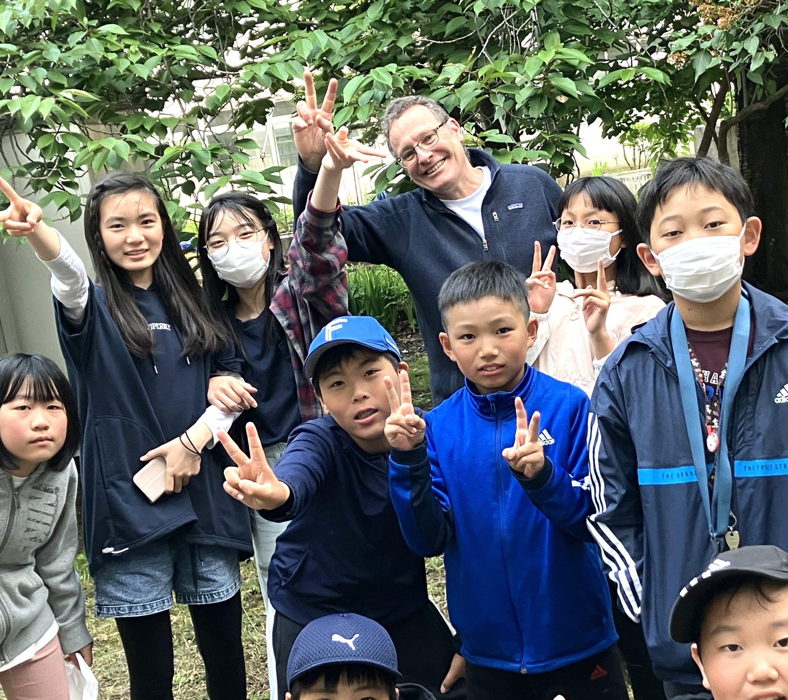 地区センのお庭は素敵なガーデン☘️